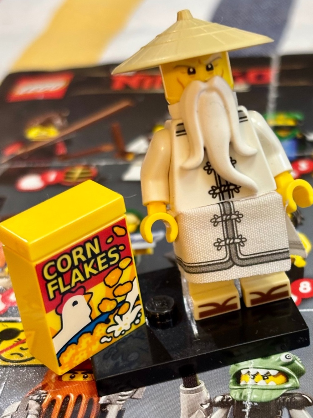 "Master Wu" The LEGO NINJAGO Movie Minifgure coltlnm04 LIKE NEW!